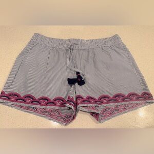 Vineyard Vines Blue and Pink Embroidered Shorts